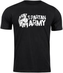 DRAGOWA rövid póló spartan army Aristón, fekete 160g/m2