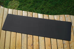 BasicNature ECO alvószőnyeg fekete 200 x 55 x 1 cm nagy
