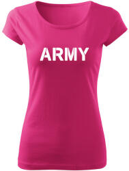 DRAGOWA női póló army, rózsaszín 150g/m2