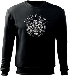 DRAGOWA férfi pulóver magyar, fekete 300g/m2