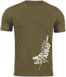 DRAGOWA rövid póló spartan army Myles, oliva 160g/m2