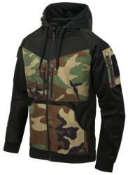 Helikon-Tex Helikon - Tex ROGUE HOODIE cipzáras pulóver BLACK/US WOODLAND