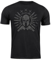 DRAGOWA rövid póló Ares, fekete 160g/m2