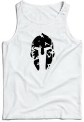DRAGOWA férfi ujjatlan trikó Spartan, fehér 160g/m2