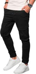 Ombre férfi Jogger cargo nadrág V18 P886, fekete