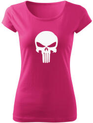 DRAGOWA női póló punisher, rózsaszín 150g/m2