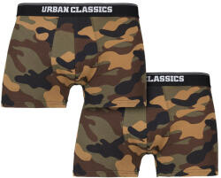 Urban Classics férfi boxer alsónadrág 2-pack, wood camo