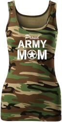 DRAGOWA női atlétapólók army mom, camouflage 180g/m2