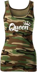 DRAGOWA női atlétapólók queen, camouflage 180g/m2