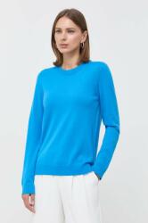 HUGO BOSS gyapjú pulóver könnyű, női - kék XS - answear - 52 990 Ft