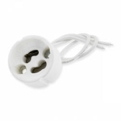 Lumiled Kerámia lámpatest, kerámia foglalat GU10 kocka LED izzókhoz (LEDAKC0110)