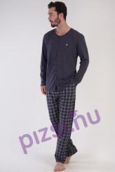 Vienetta Hosszúnadrágos gombos férfi pizsama (FPI2297 M)