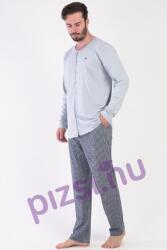 Vienetta Hosszúnadrágos gombos férfi pizsama (FPI2289 M)