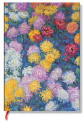 Paperblanks butikkönyv Monet’s Chrysanthemums midi vonalas (9781439797143)