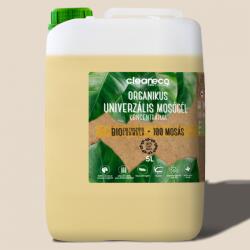 Cleaneco Organikus univerzális mosógél koncentrátum 5l - újrahasznosítható csomagolásban - termeszetkosar