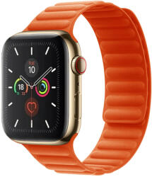 iprofix Apple Watch Szíj 38/ 40/ 41 mm, Mágneses szövet pánt - narancssárga (OS-0516)