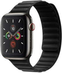 iprofix Apple Watch Szíj 38/ 40/ 41 mm, Mágneses szövet pánt - fekete (OS-0519)