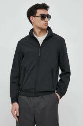 Calvin Klein rövid kabát férfi, fekete, átmeneti, oversize - fekete S