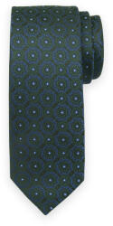 Willsoor Klasszikus férfi sötétzöld nyakkendő növényi mintával 16154