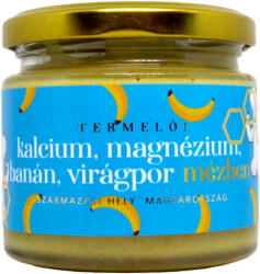 Termelői Kalcium, magnézium, banán, virágpor mézben 230g