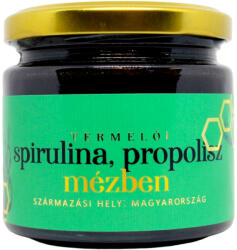 Termelői Spirulina, propolisz mézben 230g