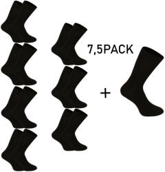 Nedeto 7, 5PACK zoknik Nedeto magas bambusz fekete (75NP001) L