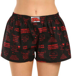 Styx Női bő szárú boxeralsó Styx art klasszikus gumi Valentin-napi dalszövegek (K1757) XL