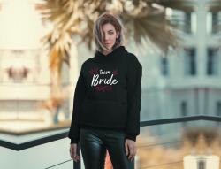 Personal Hanorac damă - Team Bride coroniță Mărimea - Adult: S, Culori: Negru