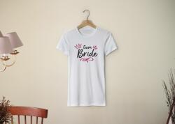Personal Tricou damă - Team Bride coroniță Mărimea - Adult: XS, Culori: Alb