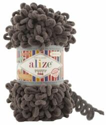 alize Puffy Fine 305 - kávé (kötés kézzel, tű nélkül) (8229)