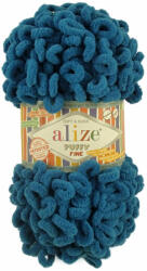 alize Puffy Fine 637 - indigo (kötés kézzel, tű nélkül) (88670)