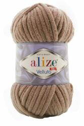 alize Velluto 329 - barna (zsenília fonal, 100g, 68m) (8248)