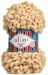 alize Puffy Fine 310 - bézs (kötés kézzel, tű nélkül) (110)