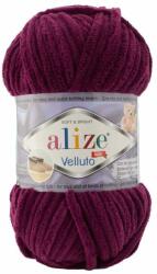 alize Velluto 111 - szilva (zsenília fonal, 100g, 68m) (7587)