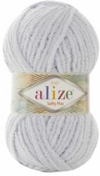  Softy Plus 500 - világos szürke (vastag szőrös zsenília fonal) (7559)