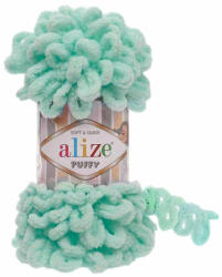 alize Puffy 19 - sötétebb menta (kézen kötés) (3301)