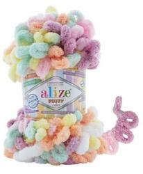 alize Puffy Color 6527 (kötés kézzel, tű nélkül) (307)