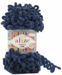 alize Puffy Fine 93 - sötétkék (kötés kézzel, tű nélkül) (8227)