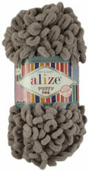 alize Puffy Fine 268 - galambszürke (kötés kézzel, tű nélkül) (003)