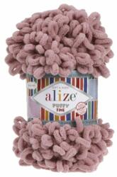 alize Puffy Fine 295 - vénrózsaszín (kötés kézzel, tű nélkül) (106)