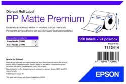 Epson Rola etichete autocolanta Epson, 76mm x 127mm, hartie mata sintetica, 220 et/rola (7113414)