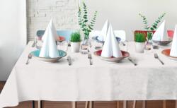 Pack Service Airspun víztaszító nemszőtt textil asztalterítő 140 x 240 cm fehér