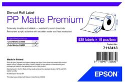 Epson Rola etichete autocolanta Epson, 76mm x 51mm, hartie mata sintetica, 535 et/rola (7113413)