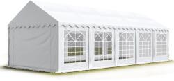Ambitent Rendezvénysátor 4×10 m - PVC Standard, tűzálló, fehér Színes: Fehér