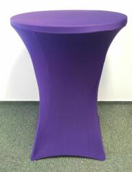  Rugalmas borítás bárasztalhoz ⌀80cm - több színben, fehér színű Színes: Lila - bavord - 4 852 Ft