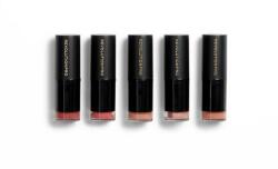 Revolution PRO Set 5 rujuri pentru buze - Revolution Pro Lipstick Collection Blushed Nudes 5 x 3.2 g