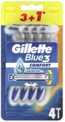 Gillette Set aparate de ras de unică folosință, 3+1 buc. - Gillette Blue 3 Comfort 4 buc