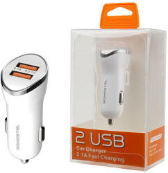 CELLERS Somostel Car Charger 2.1a White 2xusb (25688) - vexio