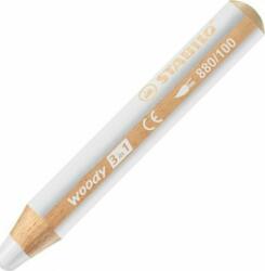STABILO Színes ceruza 10 Stabilo Woody 3in1 vastag kerek fehér Írószerek STABILO 880/100