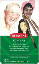 Derwent Színes ceruza Akvarell Derwent 12db Academy fémdobozos Írószerek DERWENT 2300386